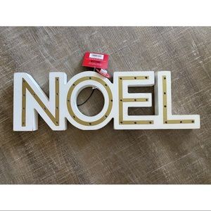 NWT Noel Lit Sign